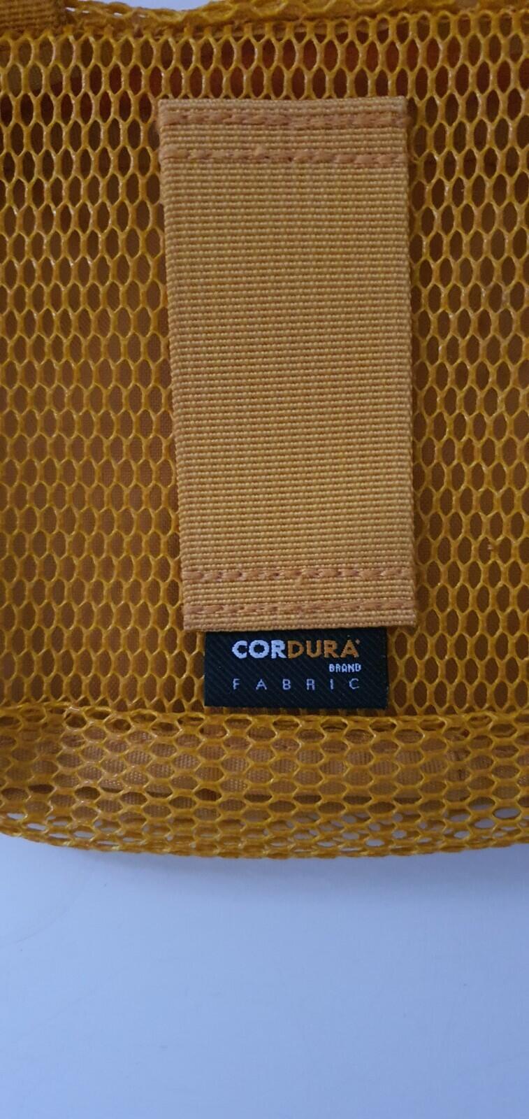 SS20 Supreme small shoulder side bag gold Cordura fabric mesh 3M reflective Logo