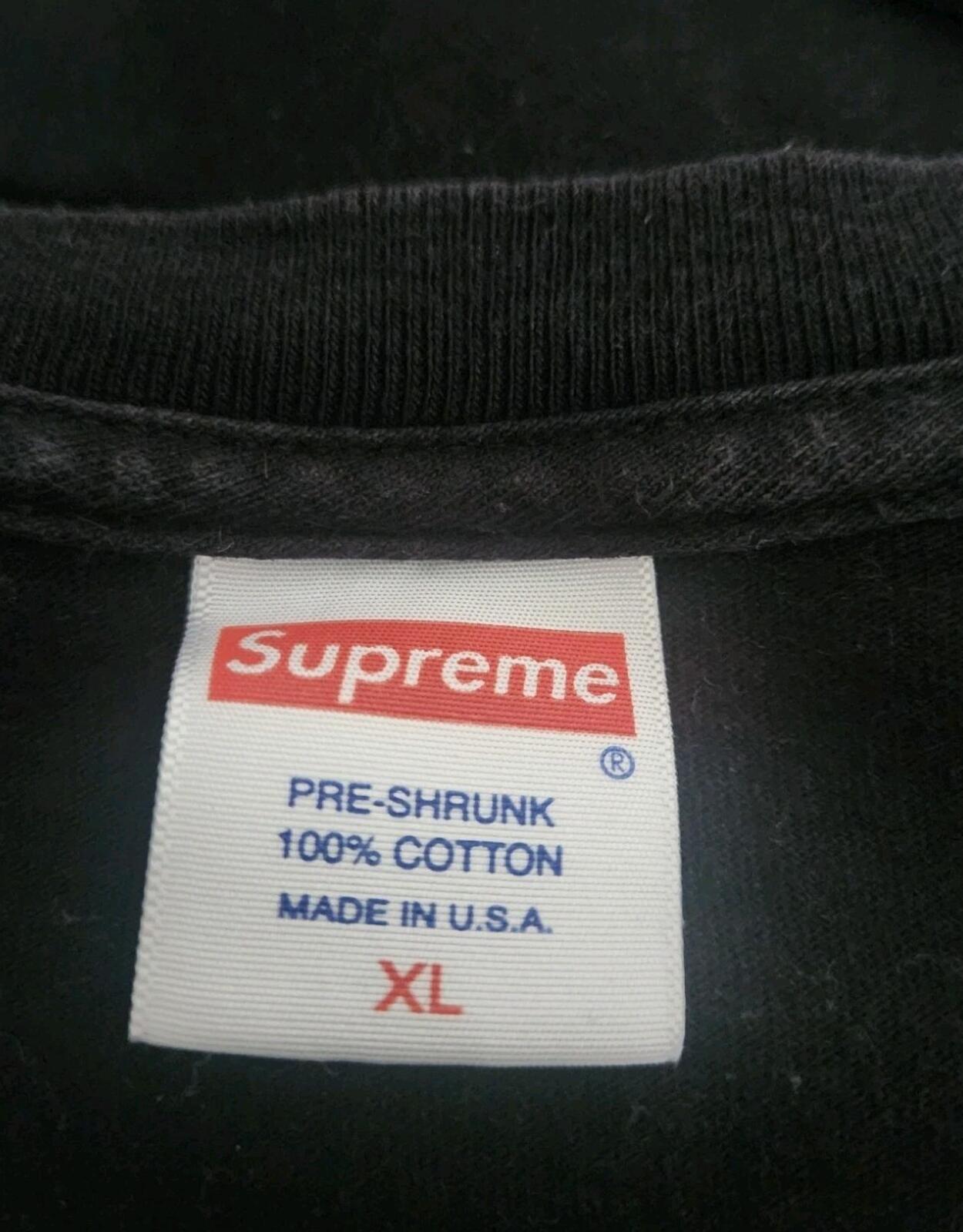 FW15 Supreme x Independent Fuc* The Rest tee XL Black T-shirt Made In USA