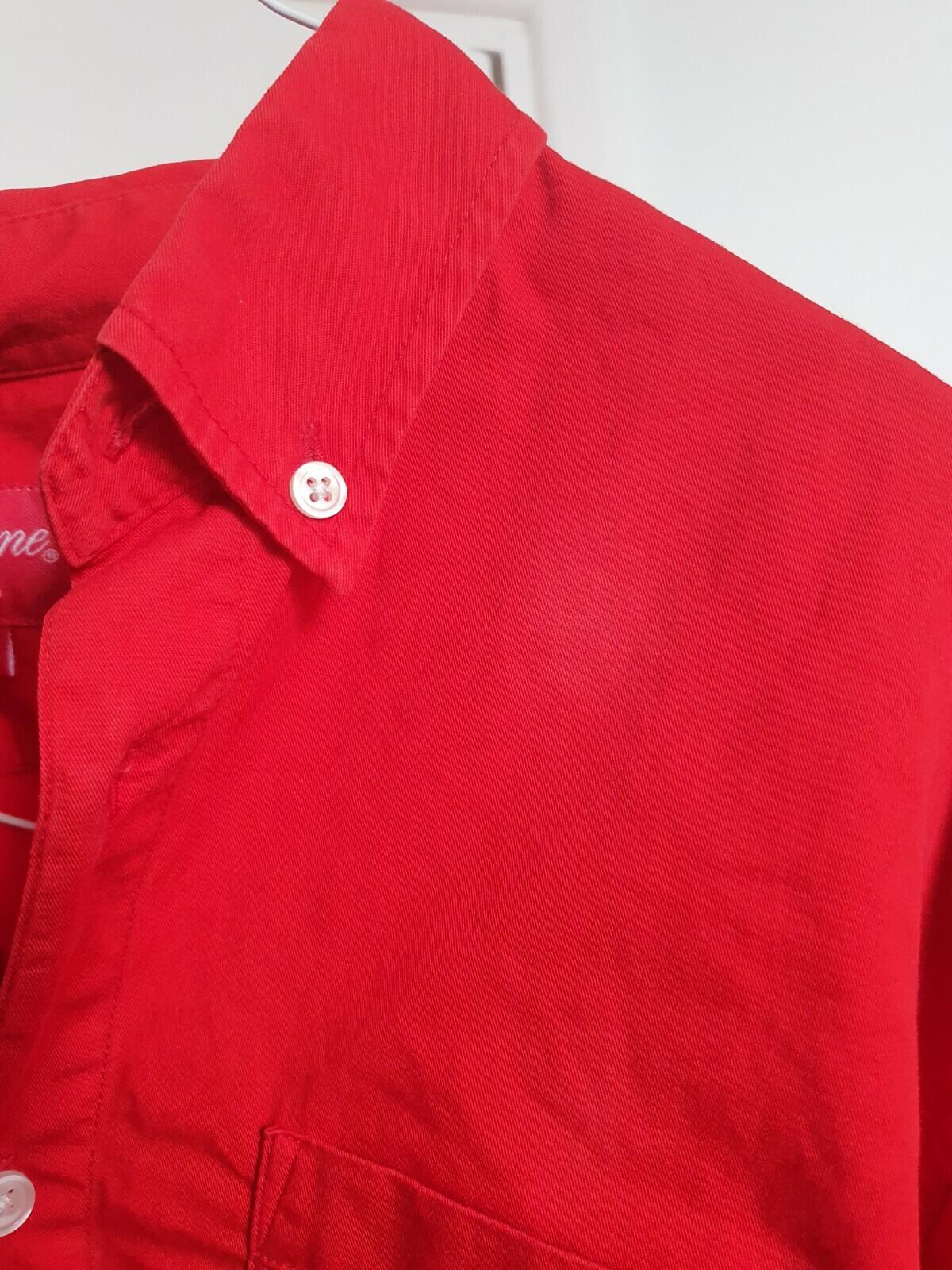 SS14 Supreme Competition shirt Red size M Medium button up