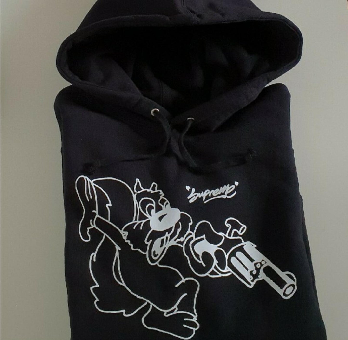 SS18 Supreme Lee Hooded Sweatshirt Black Size M