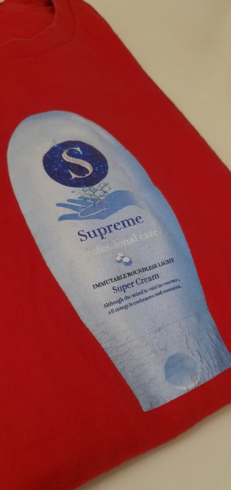 FW19 Supreme Super Cream camiseta roja talla XL