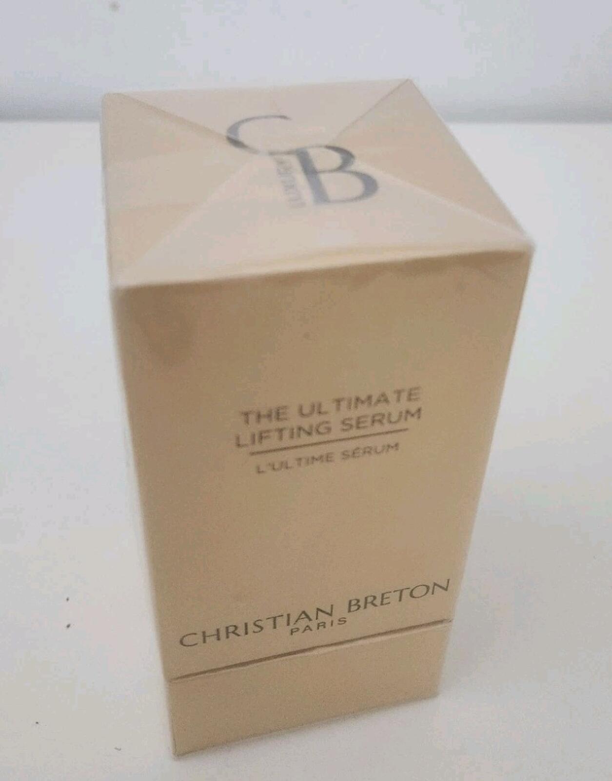 CHRISTIAN BRETON Paris The Ultimate Lifting Serum 30ml 140€ New Made In France