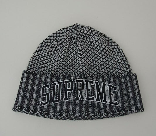 FW20 Supreme Fair Isle black Beanie