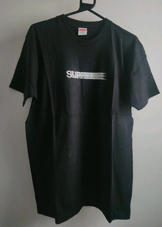SS20 Supreme Motion camiseta talla L grande negra hecha en EE. UU.