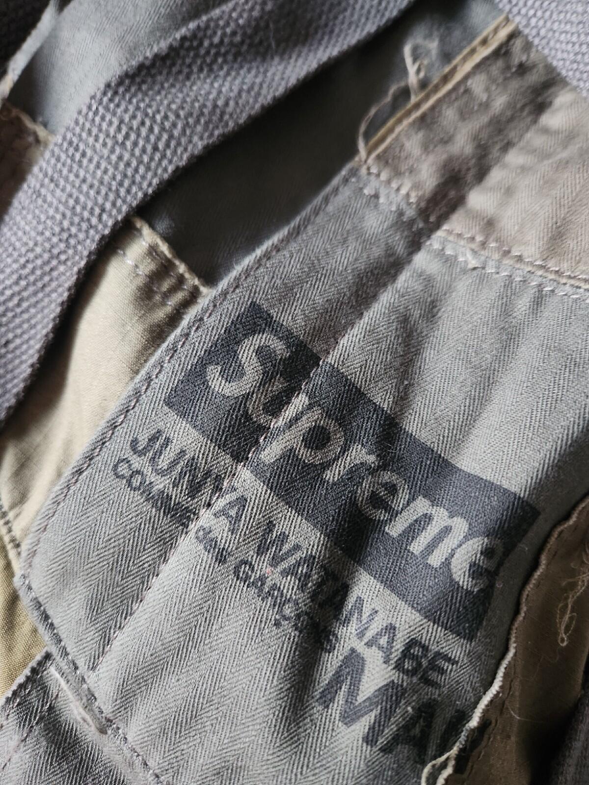 Mochila Supreme x JUNYA WATANABE CDG MAN Patchwork Oliva Otoño/Invierno 2021
