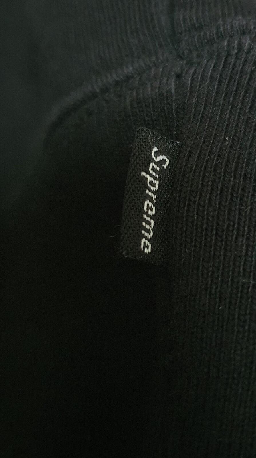 FW20 Supreme Big Arc Crewneck chenille logo Black size L Large sweatshirt