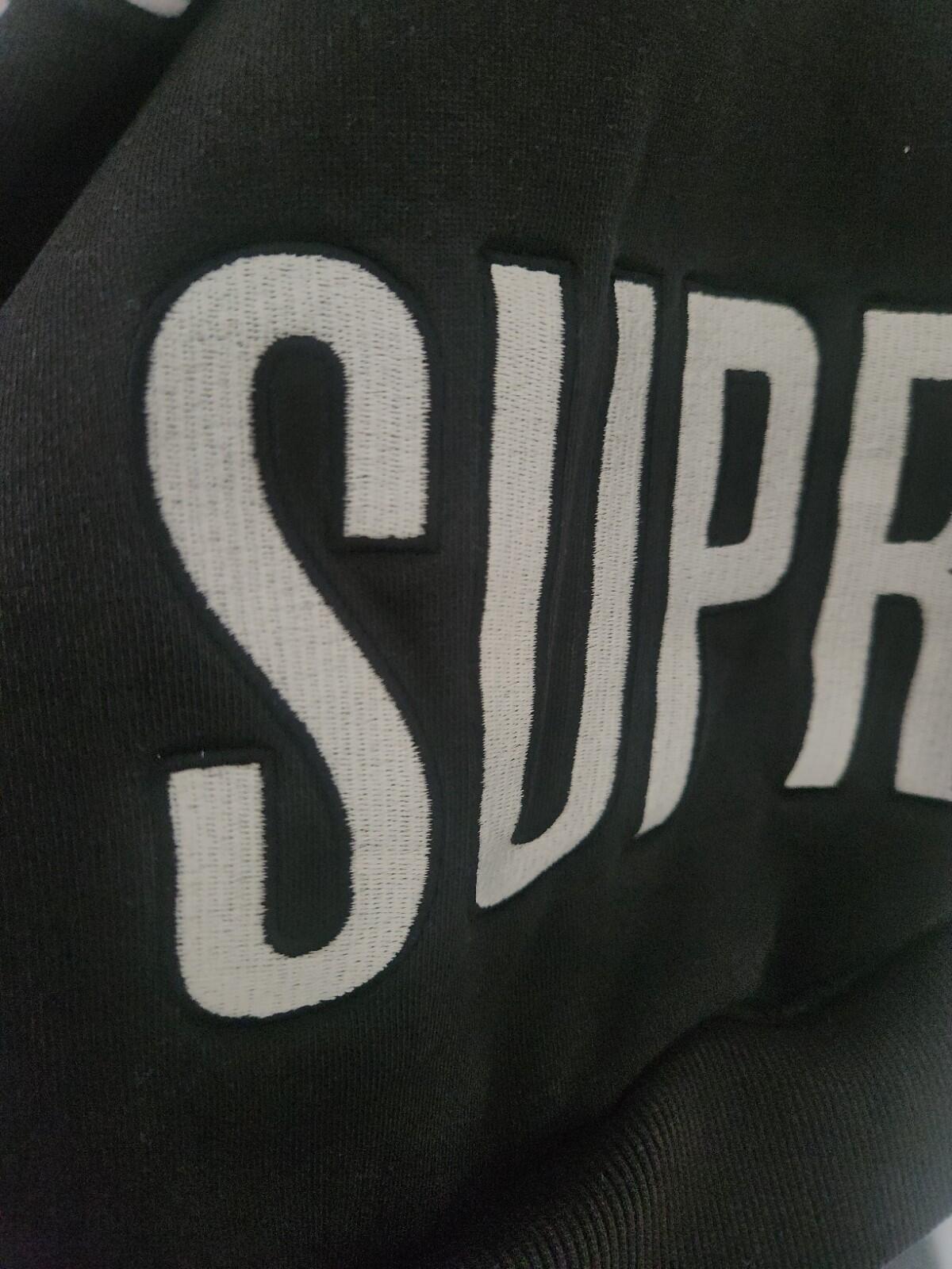 SS14 Supreme x Champion Hooded Sweatshirt White Size M