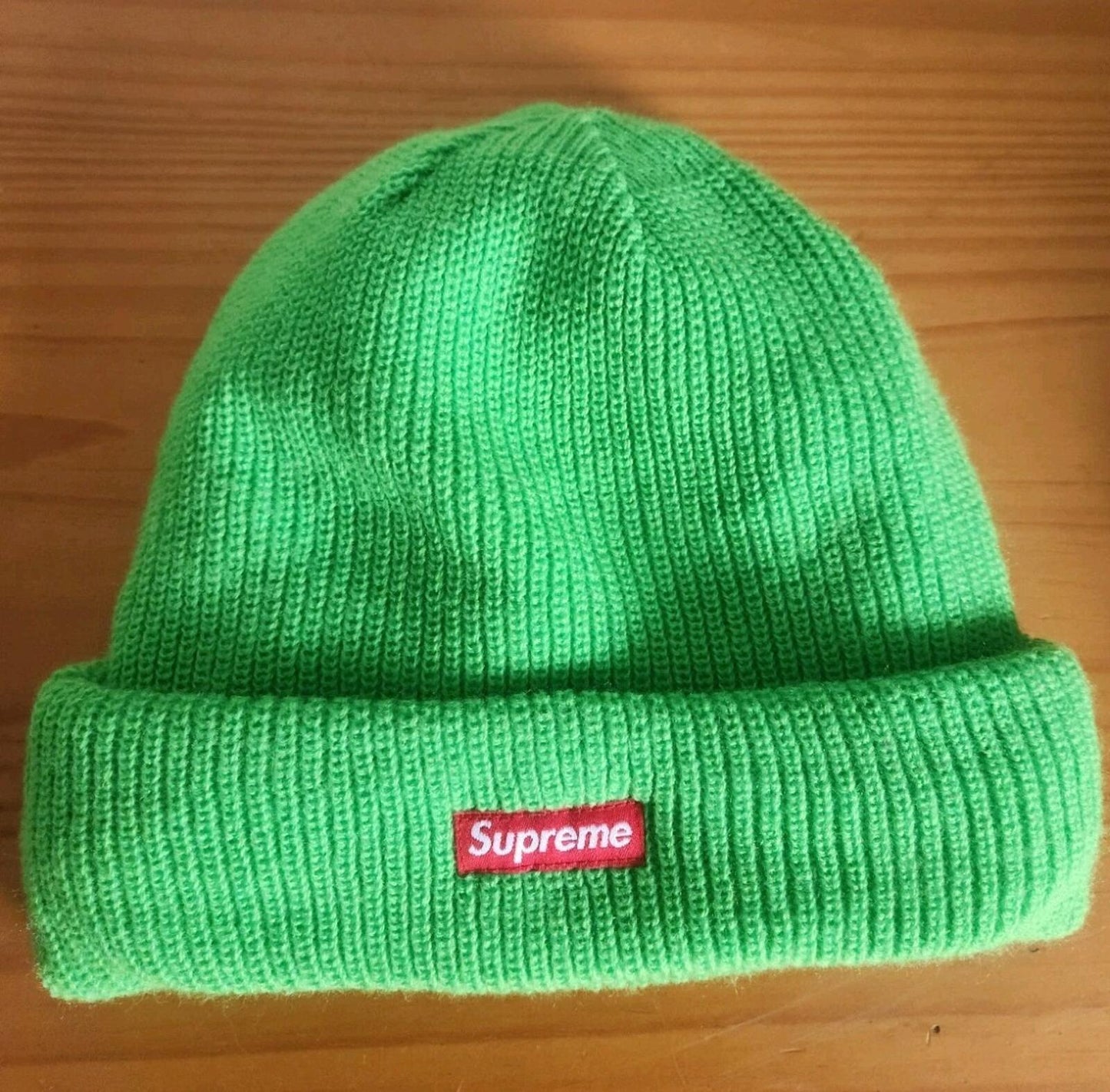 FW18 Supreme GORE-TEX Beanie Limette Wasserdichte Mütze Kleines Box Logo