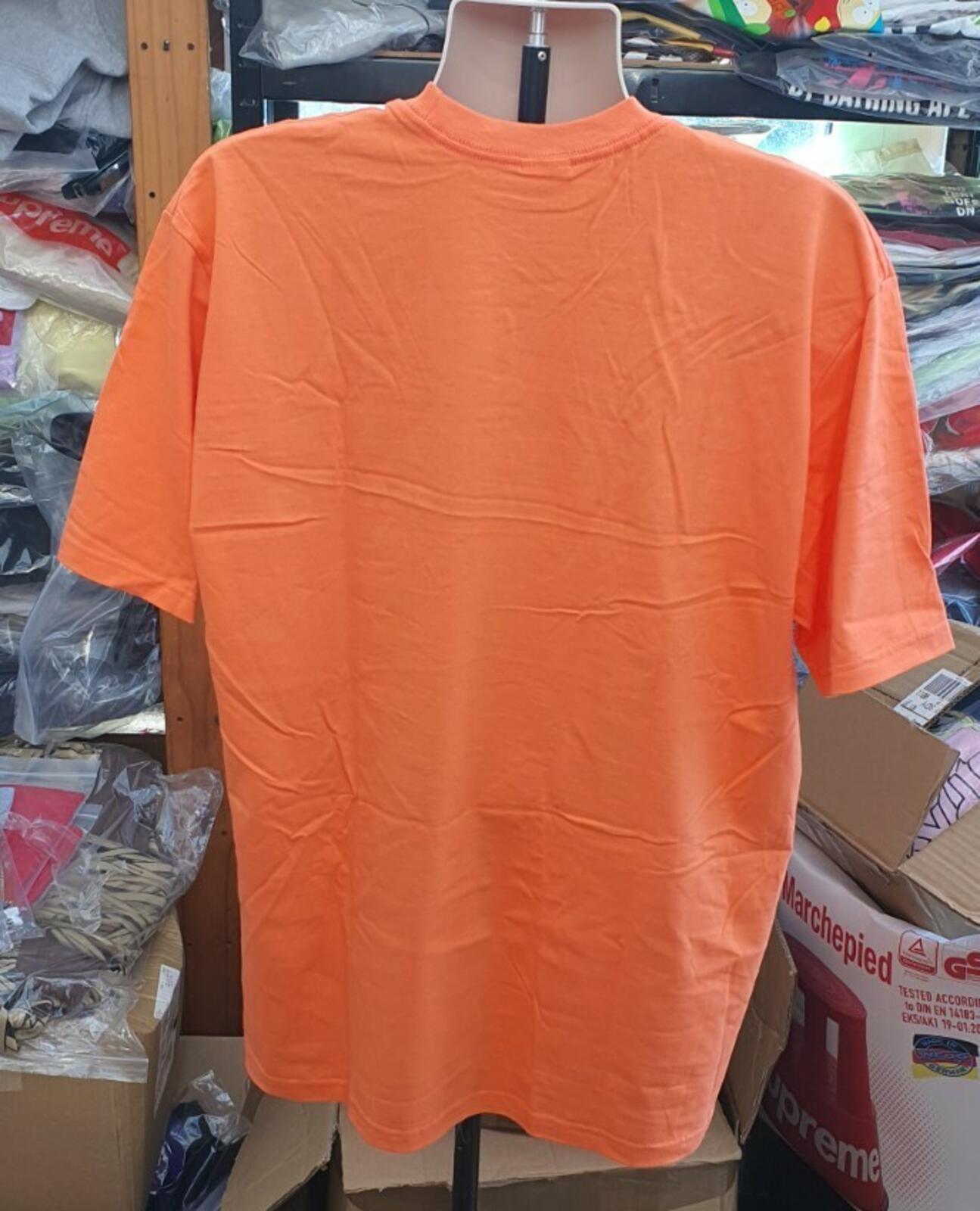 FW19 Supreme Bite neon orange tee size XL T-shirt New