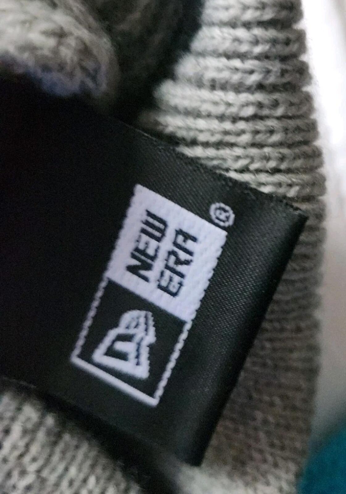 FW20 Supreme New Era Balaclava Heather Grey Jacquard Logo Embroidered