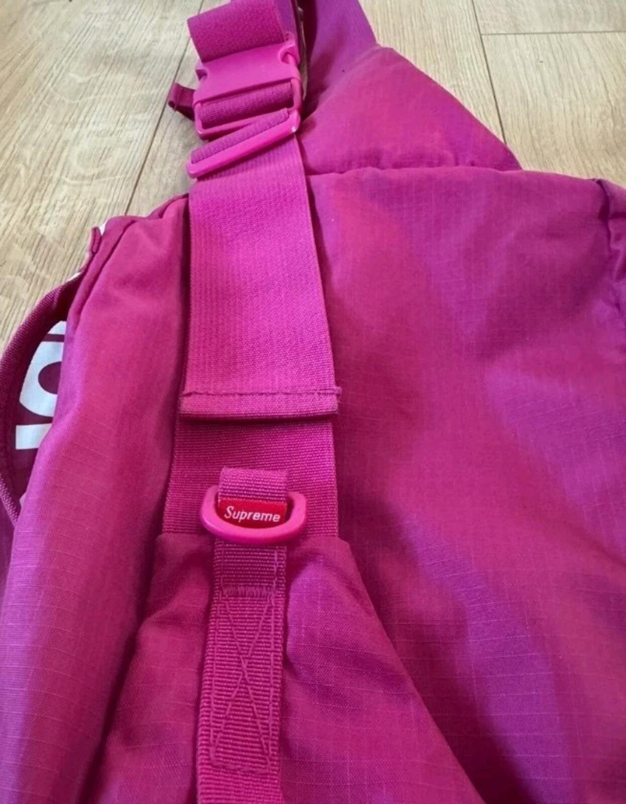 SS17 Supreme Waist bag Cordura fabric Belt Bum Shoulder Magenta Pink