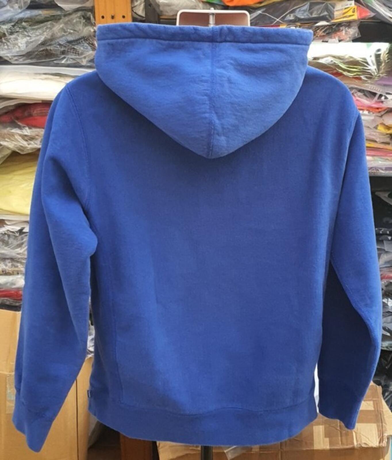 FW17 Supreme Reflective Excellence hooded Sweatshirt M medium blue hoodie royal