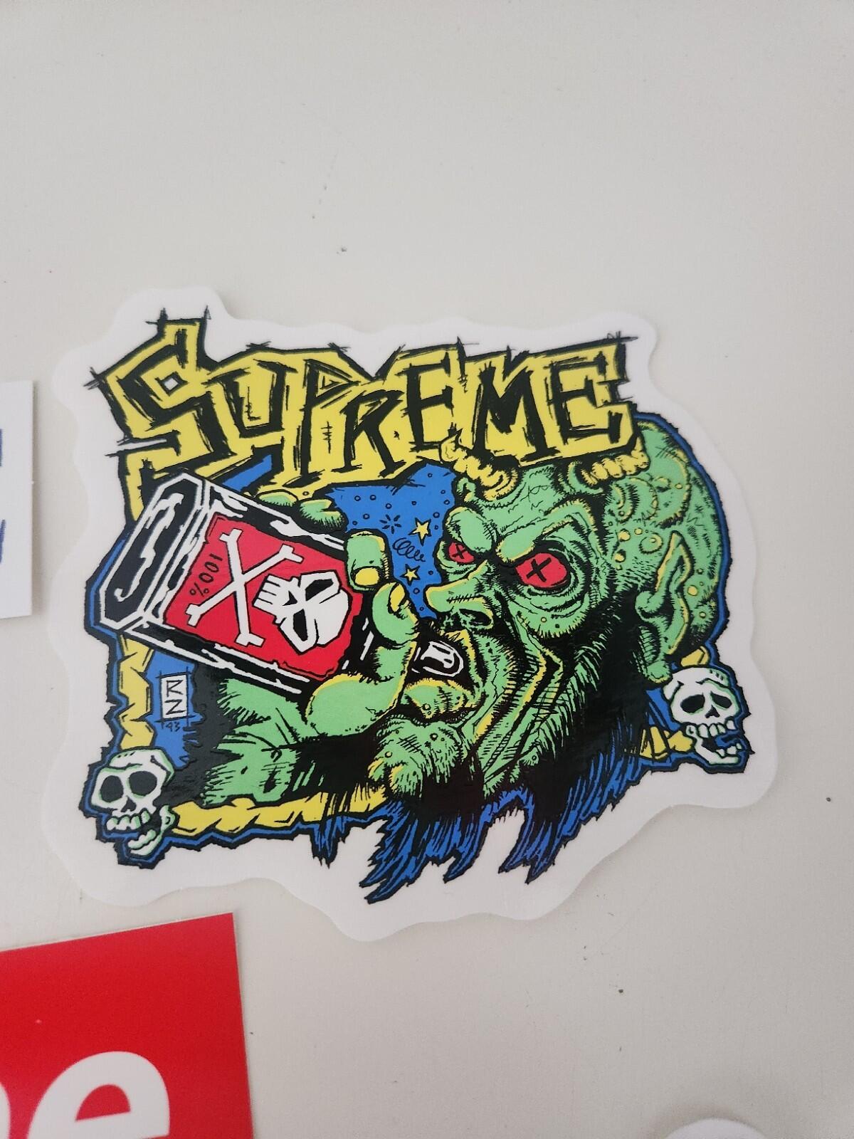 FW25 Supreme Stickers 6x New