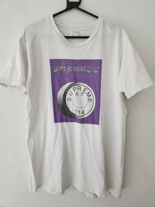 SS14 Supreme Lude T-Shirt Weiß Größe L