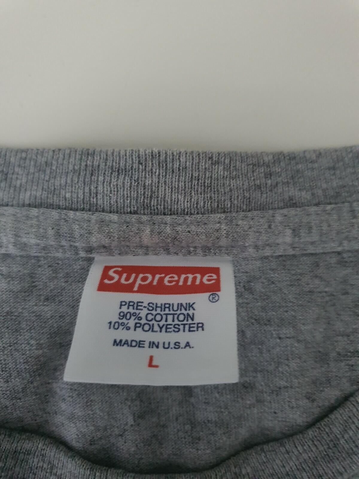 FW10 Supreme Chaos Tee Heather Grey Size L