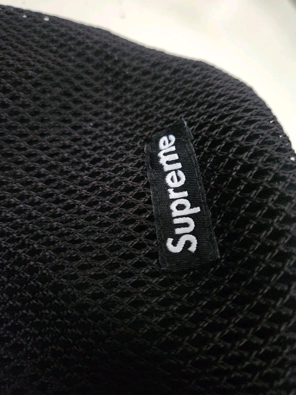 FW23 Supreme Small Cinch Pouch Black Bag Water Resistant Reflective Shoulder