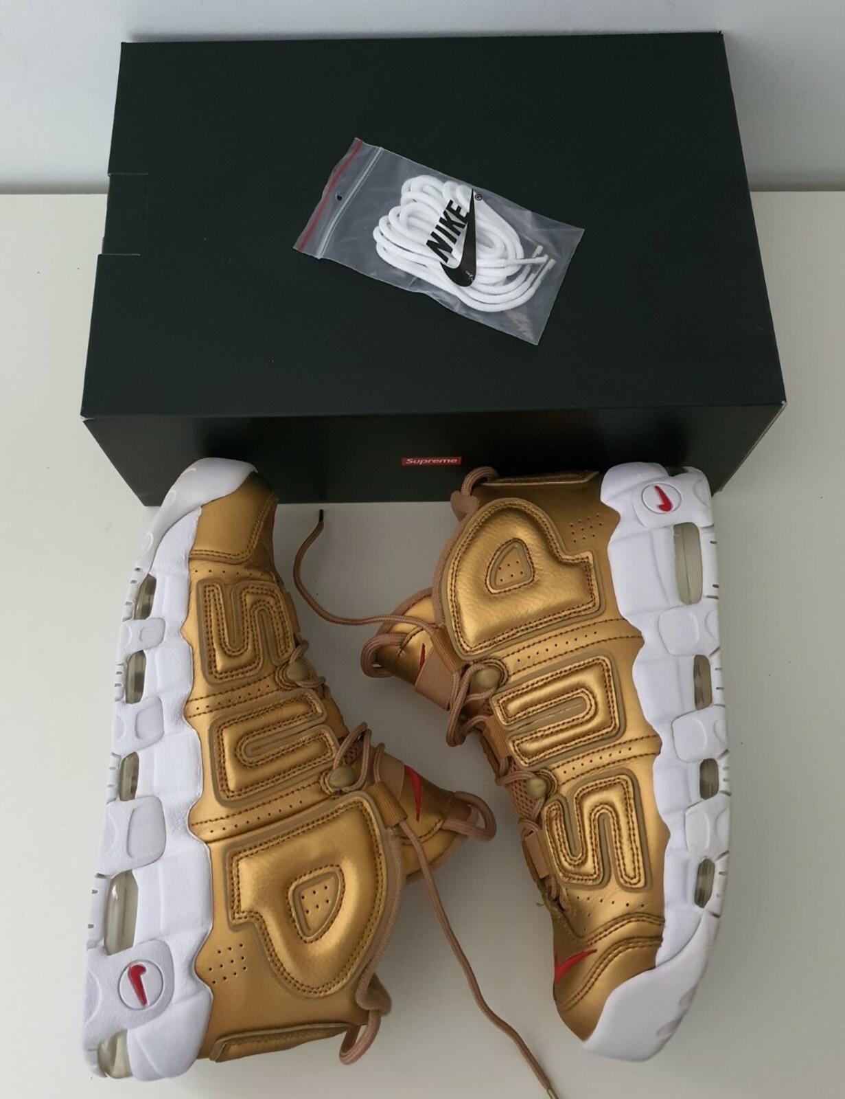 SS17 Supreme x Nike Air More Uptempo Suptempo UK 7.5 US 8.5 EUR 42 lot Trainers