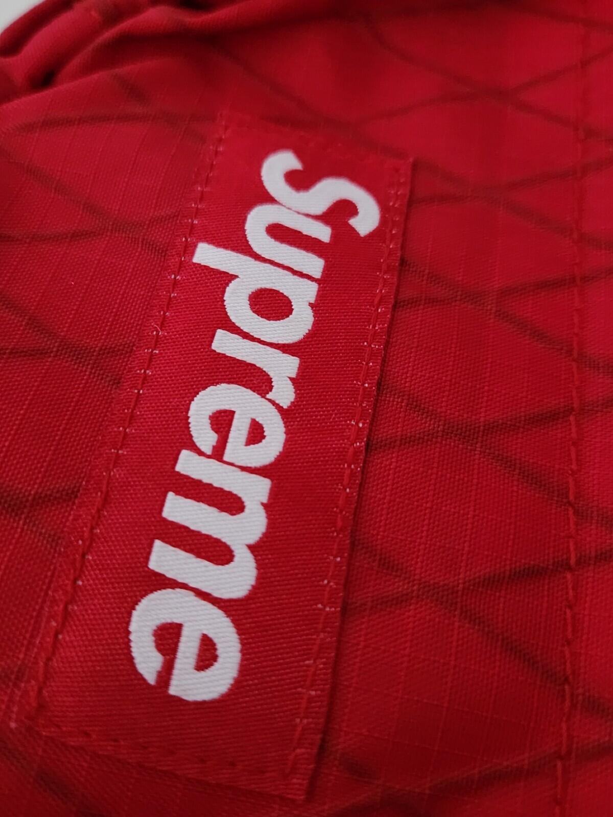 FW18 Supreme red waist and shoulder bags Water and Abrasion resistant
