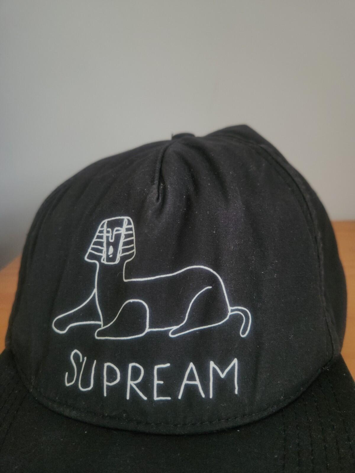 Gorra Supreme Schminx de 5 paneles SS13 Negra Supreme