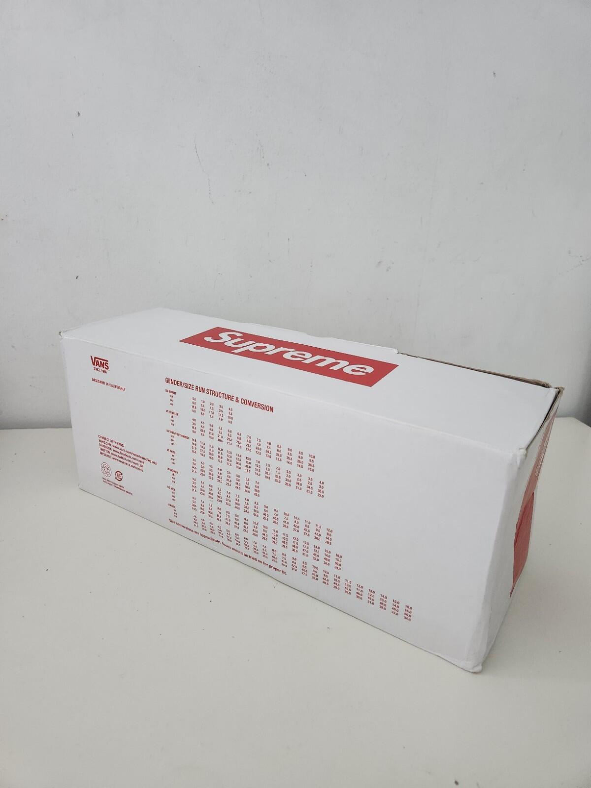 SS12 Supreme x Vans Comme Des Garcons Authentic Pro US 9.5 UK 8.5 EU 42.5 CDG
