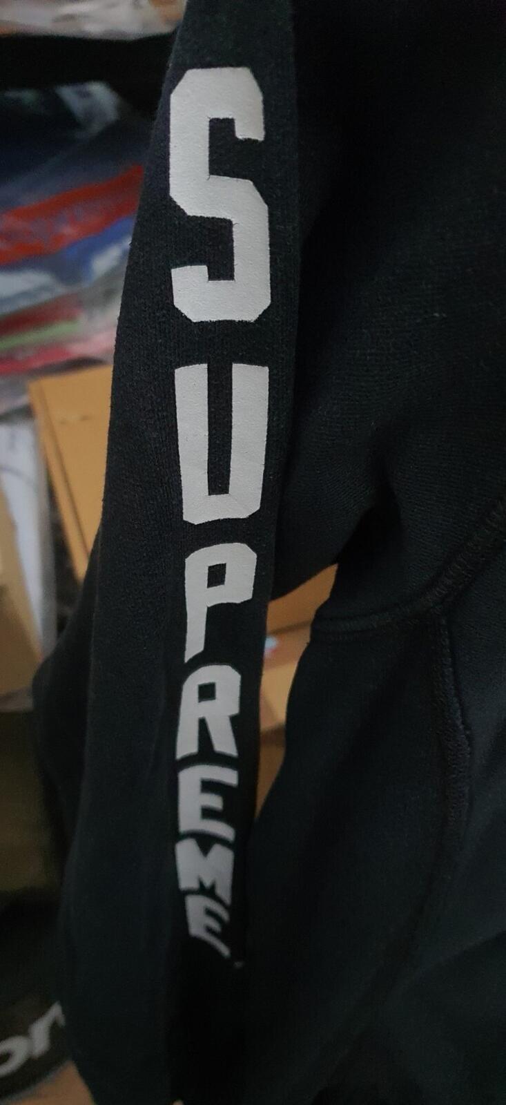 SS11 Supreme x Thrasher Hooded Sweatshirt Black Size M