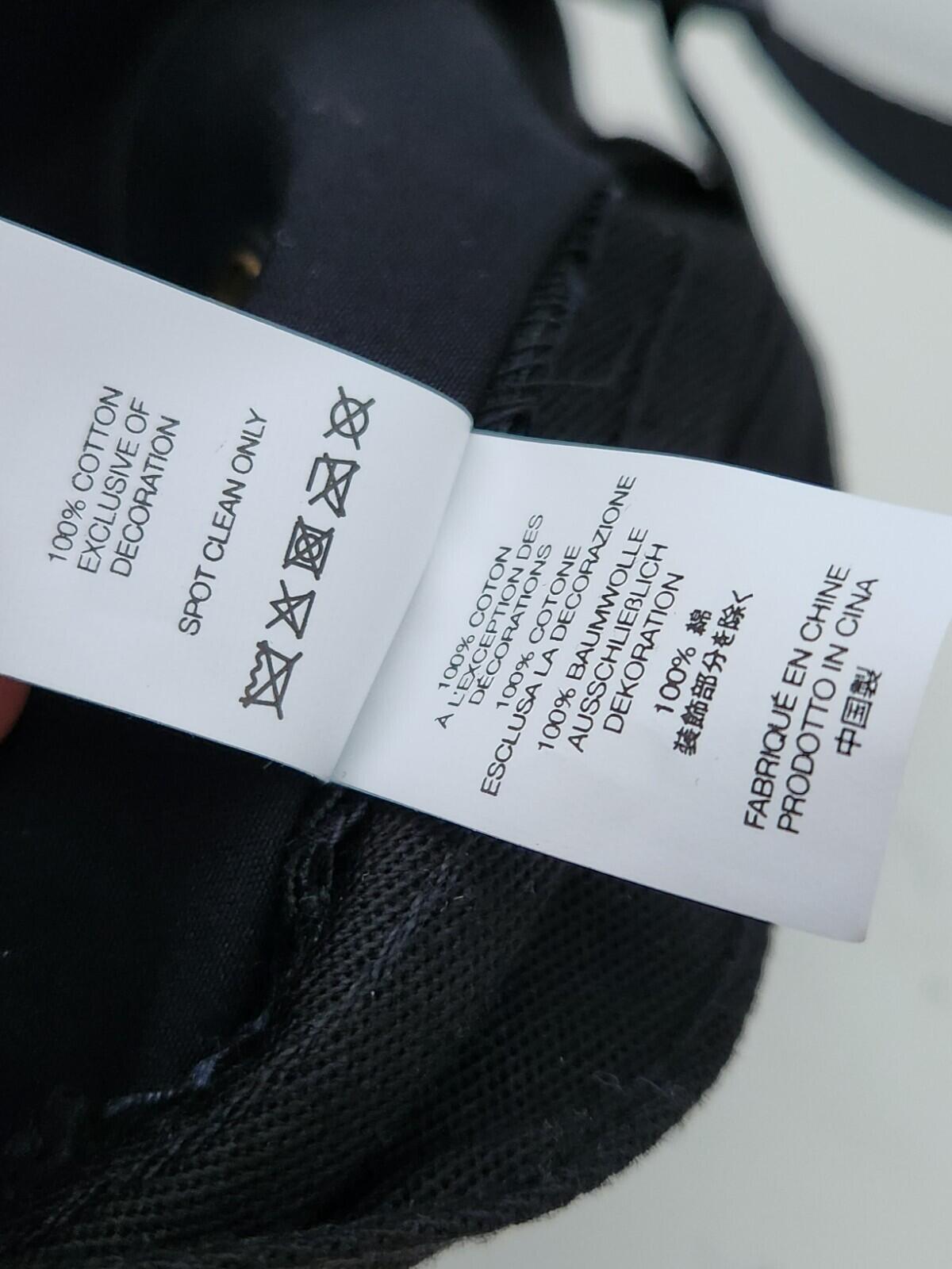 SS23 Supreme Ventile Camp Cap Schwarz Wasserabweisend