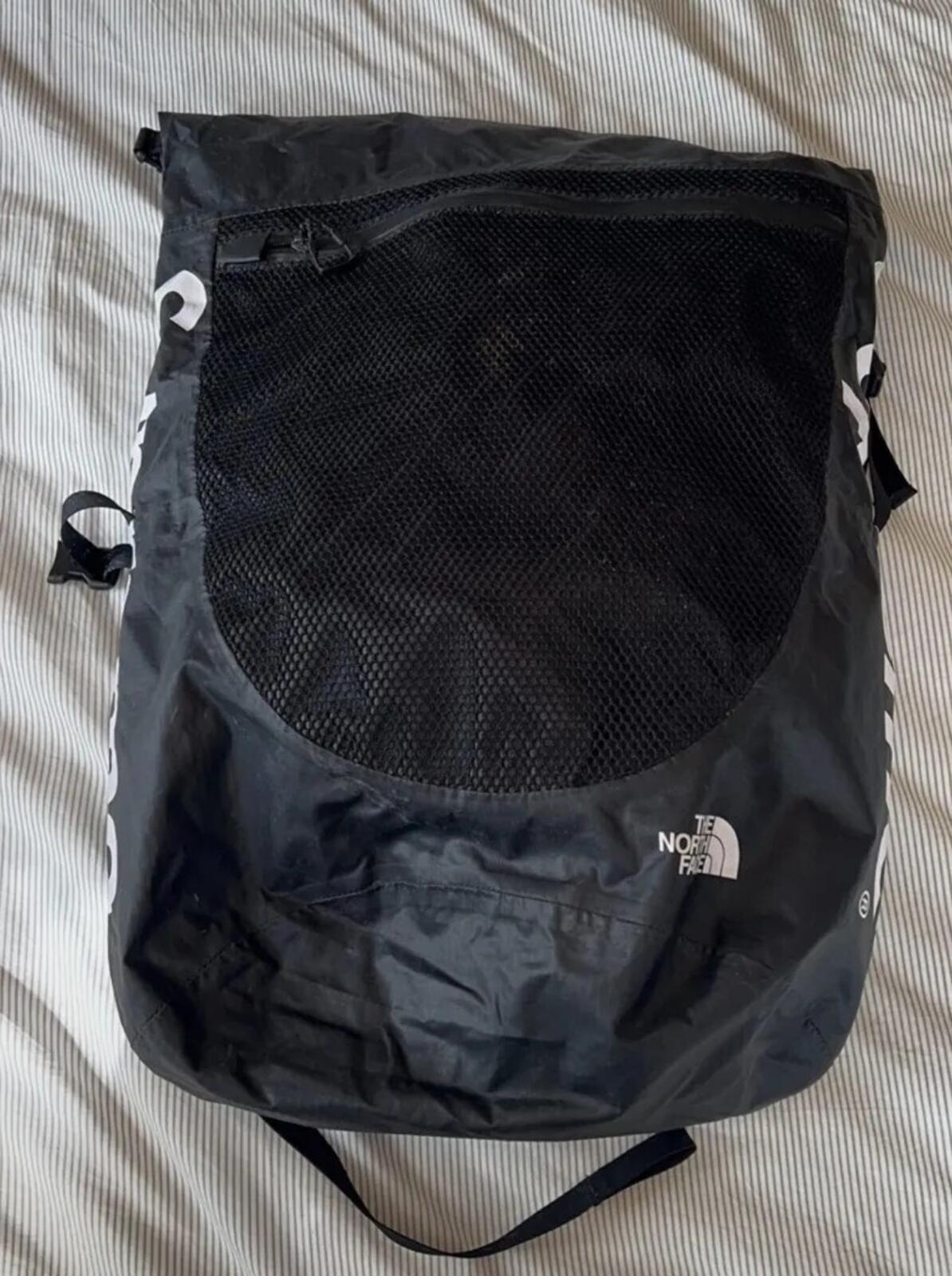 SS17 Supreme x The North Face waterproof backpack Black TNF Bag