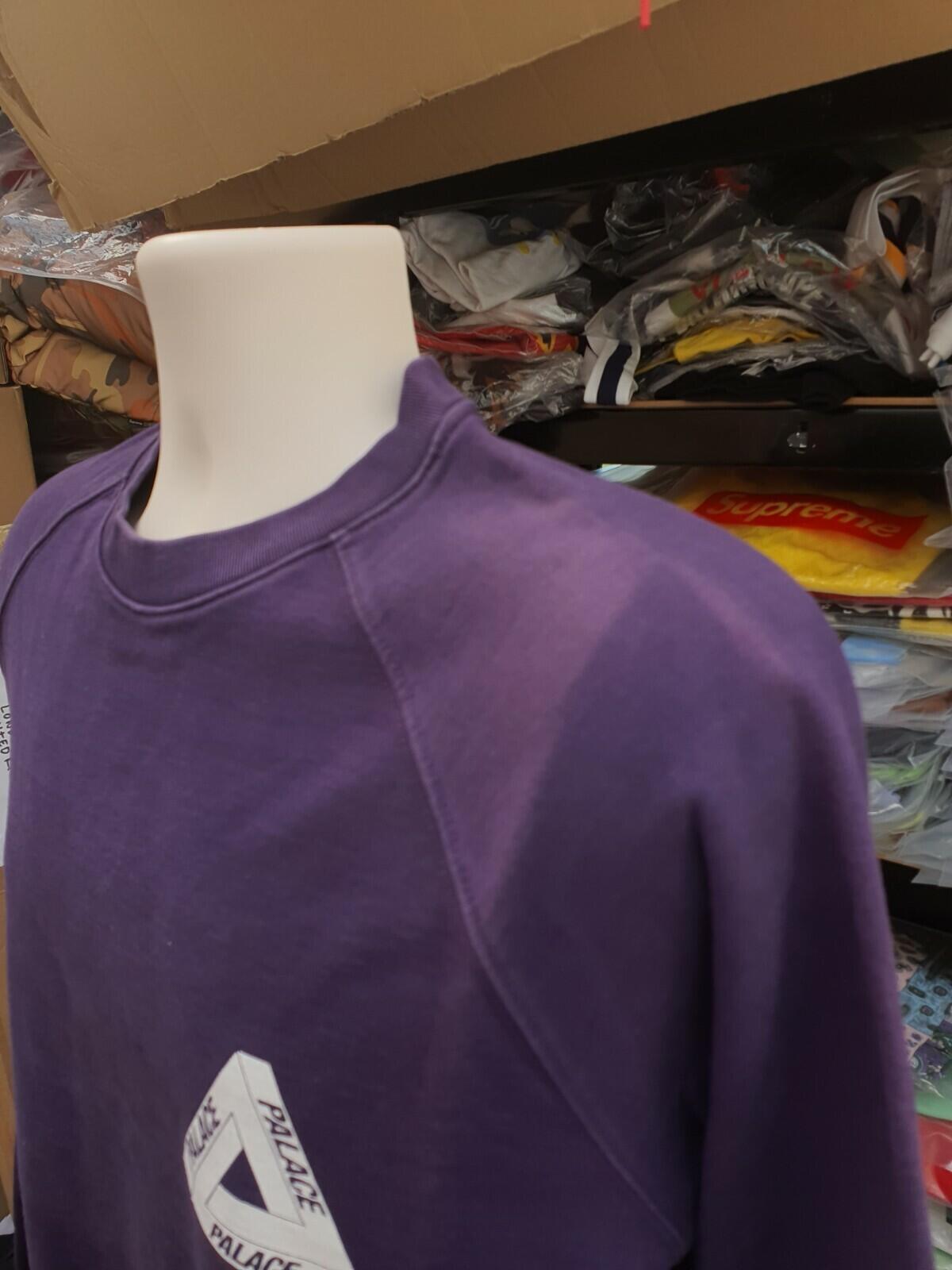 OG Palace Purple Tri-Ferg Crewneck Lila Größe M