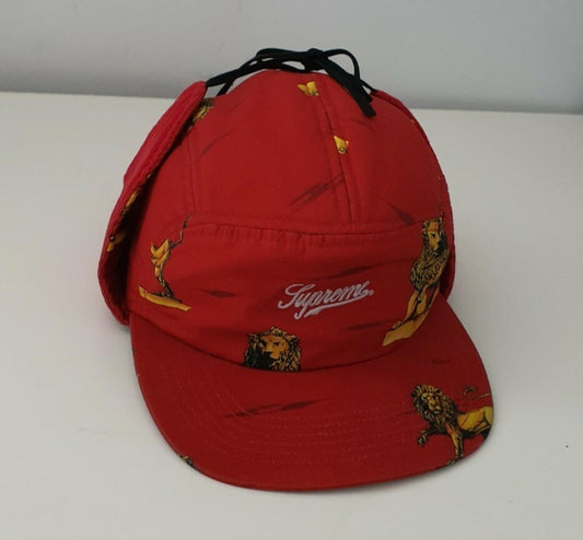 SS13 Supreme Lions Trail Hat Rot Größe S/M