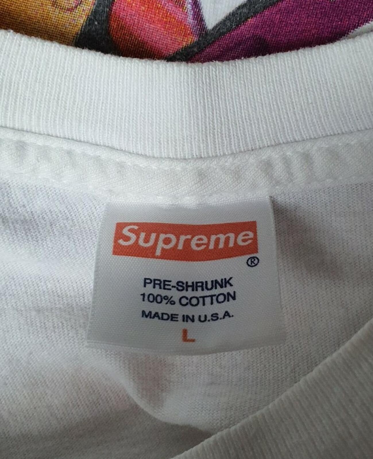SS16 Supreme Mendini Gun Tee Size L