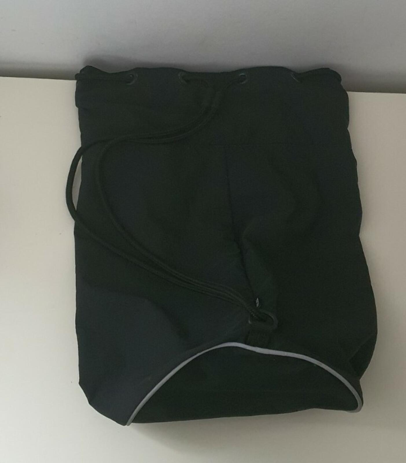 AW16 Palace Benedon black Sack bag / backpack Tri-Ferg