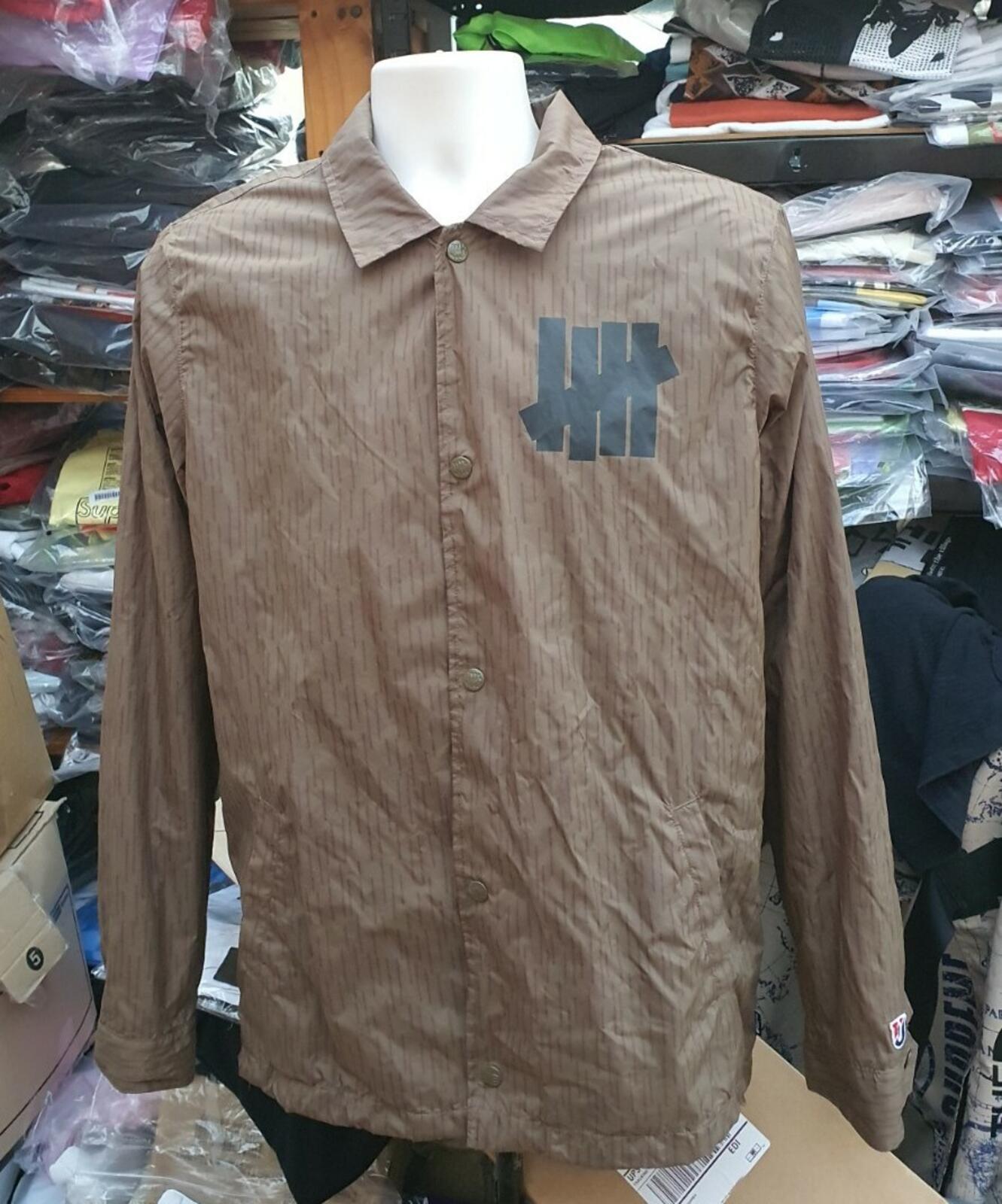 UNDEFEATED Bad Sports Coach Nylon Jacket size M