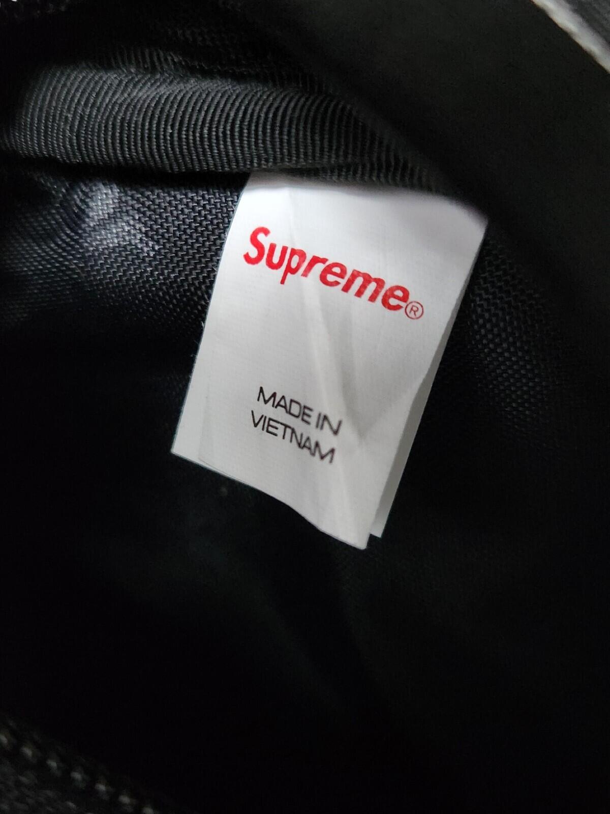 FW21 Supreme Sling Bag Umhänge-Gürteltasche Cordura-Gewebe Nylon wasserabweisend schwarz