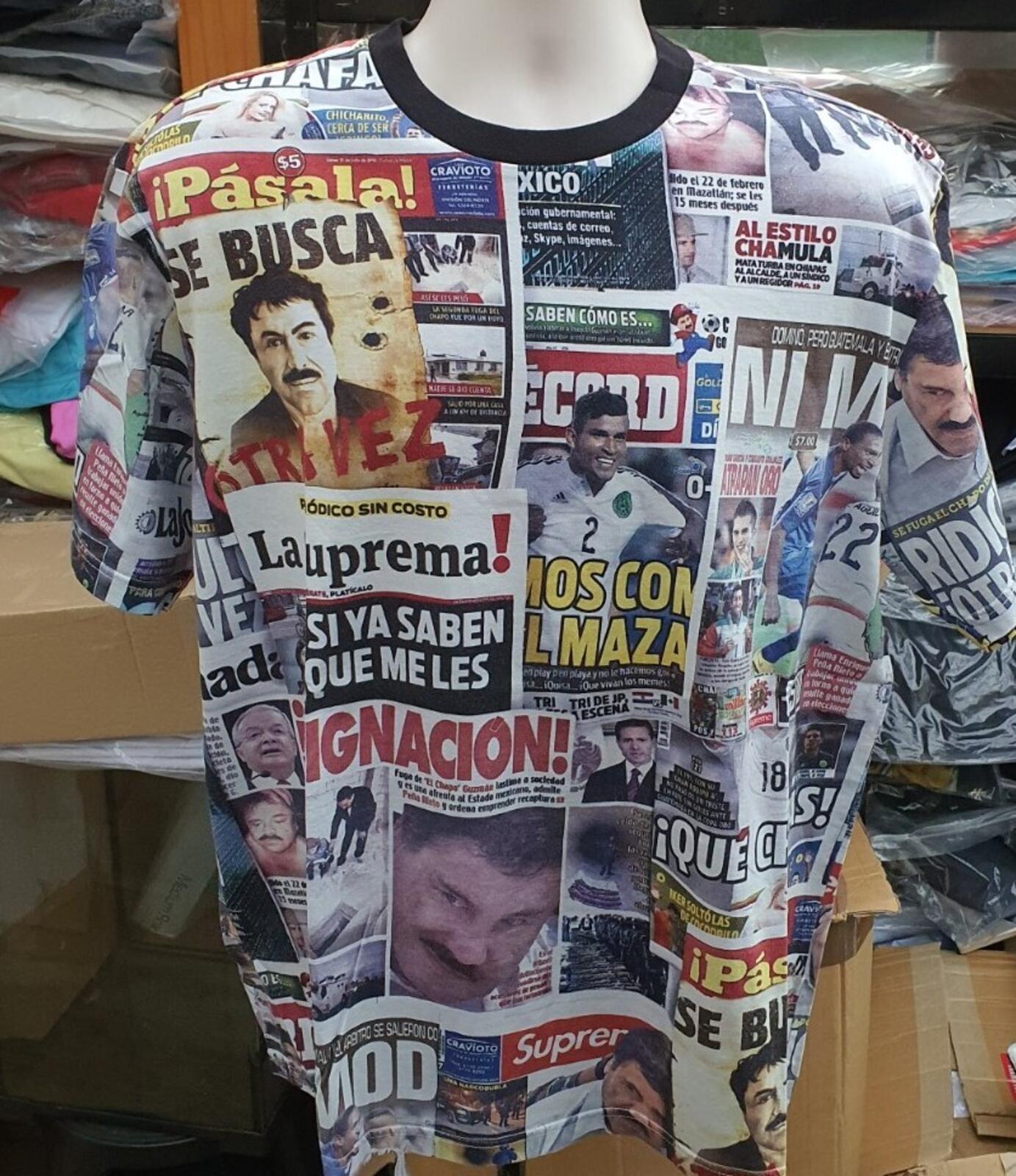 SS20 Supreme Headline S/S Top EL Chapo Tee Size M