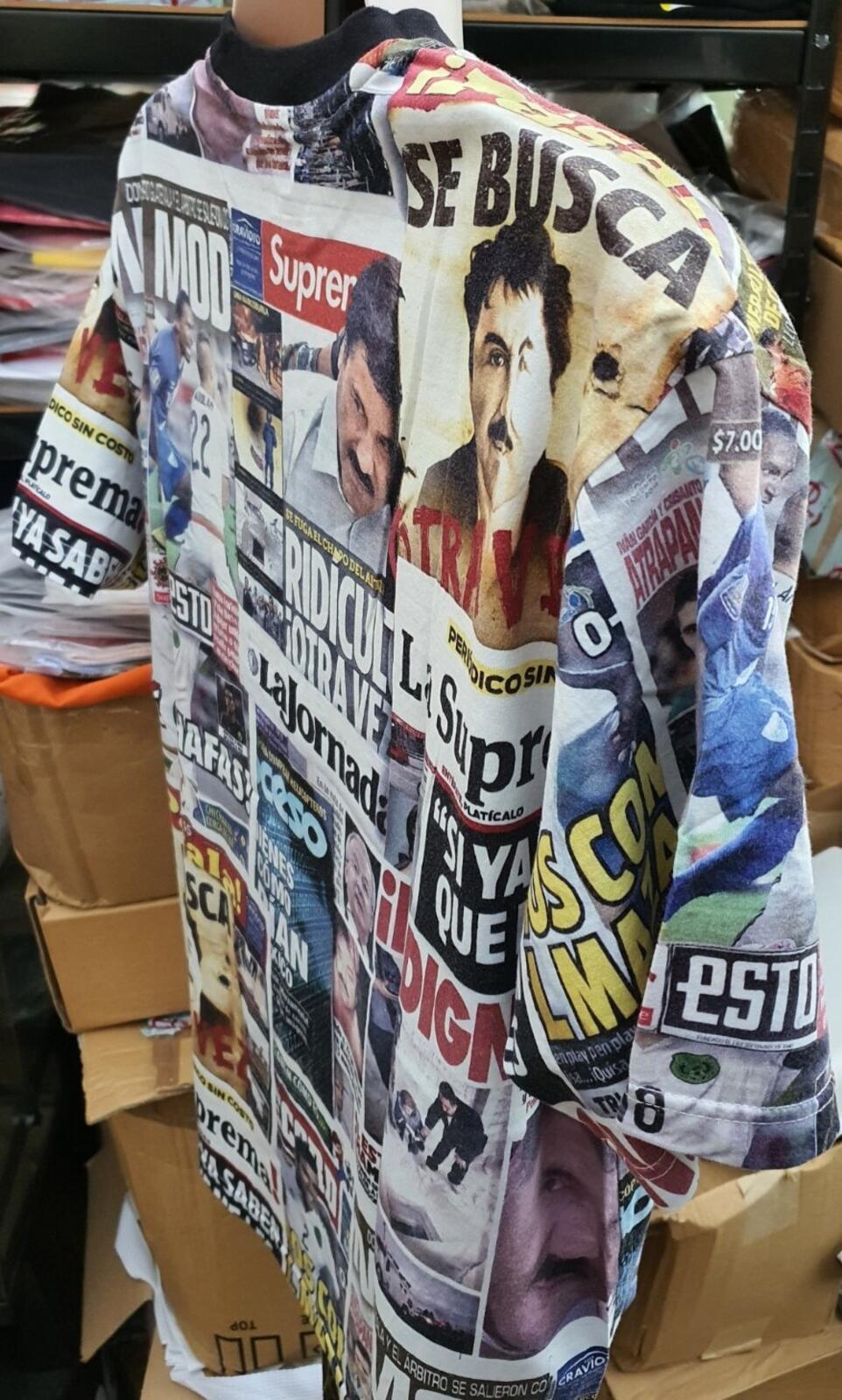 SS20 Supreme Headline S/S Top EL Chapo Tee Size M