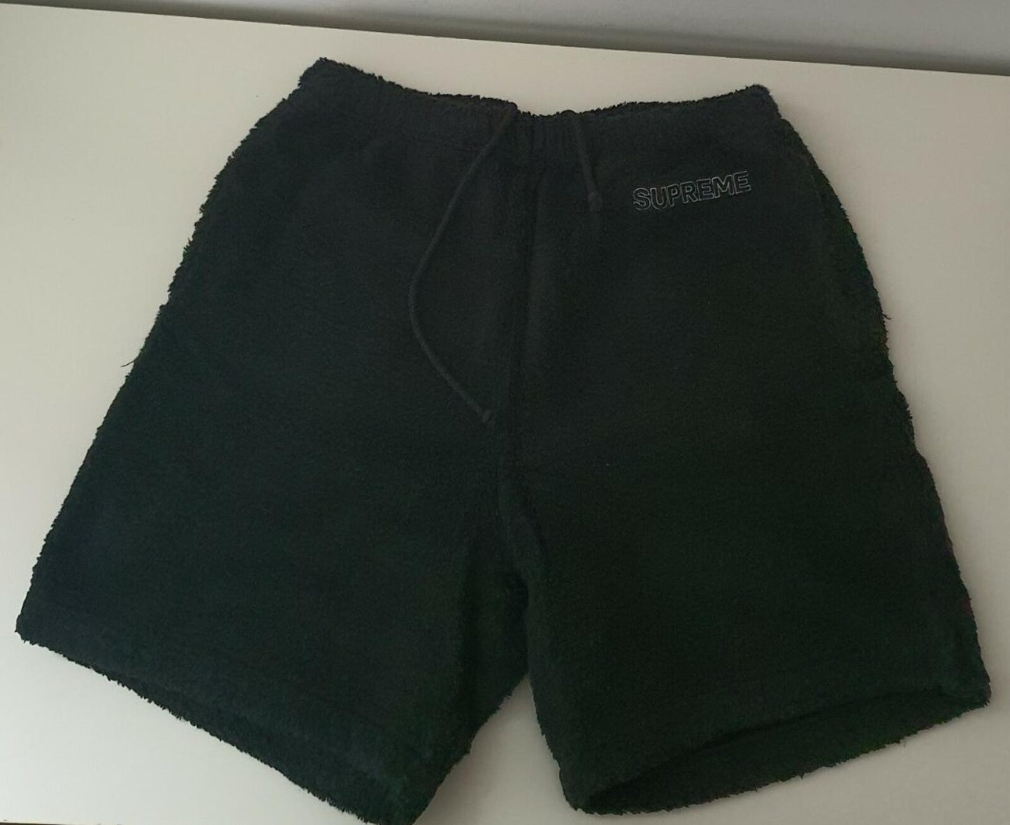 SS17 Supreme Terry Short Sweatshort Black Size S