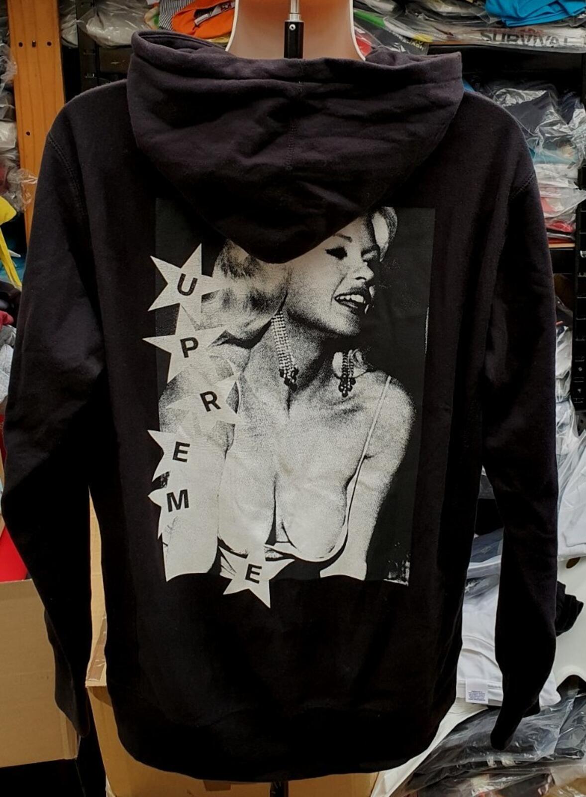 SS13 Supreme Babylon hooded sweatshirt Jane Mansfiel vintage XL pullover hoodie