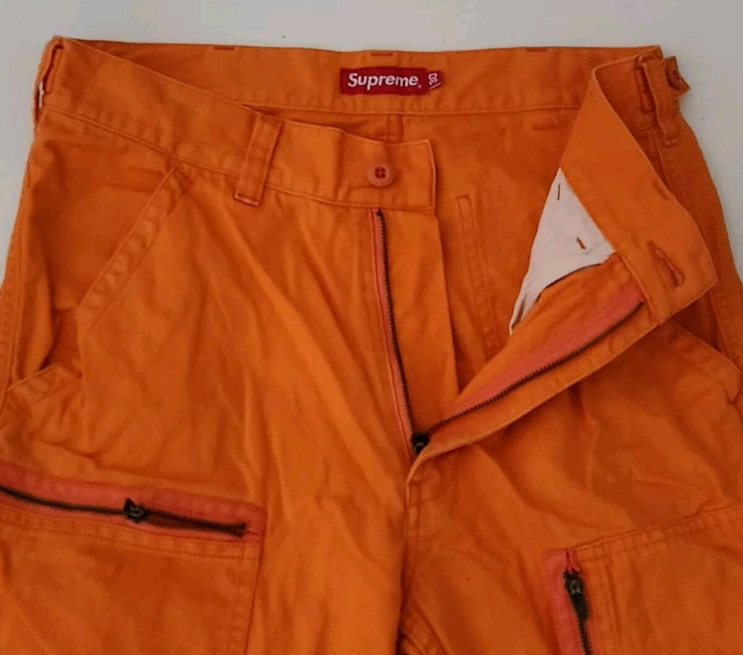 FW17 Supreme Flight pant Houndstooth size 30 Orange trousers pants W30 L30