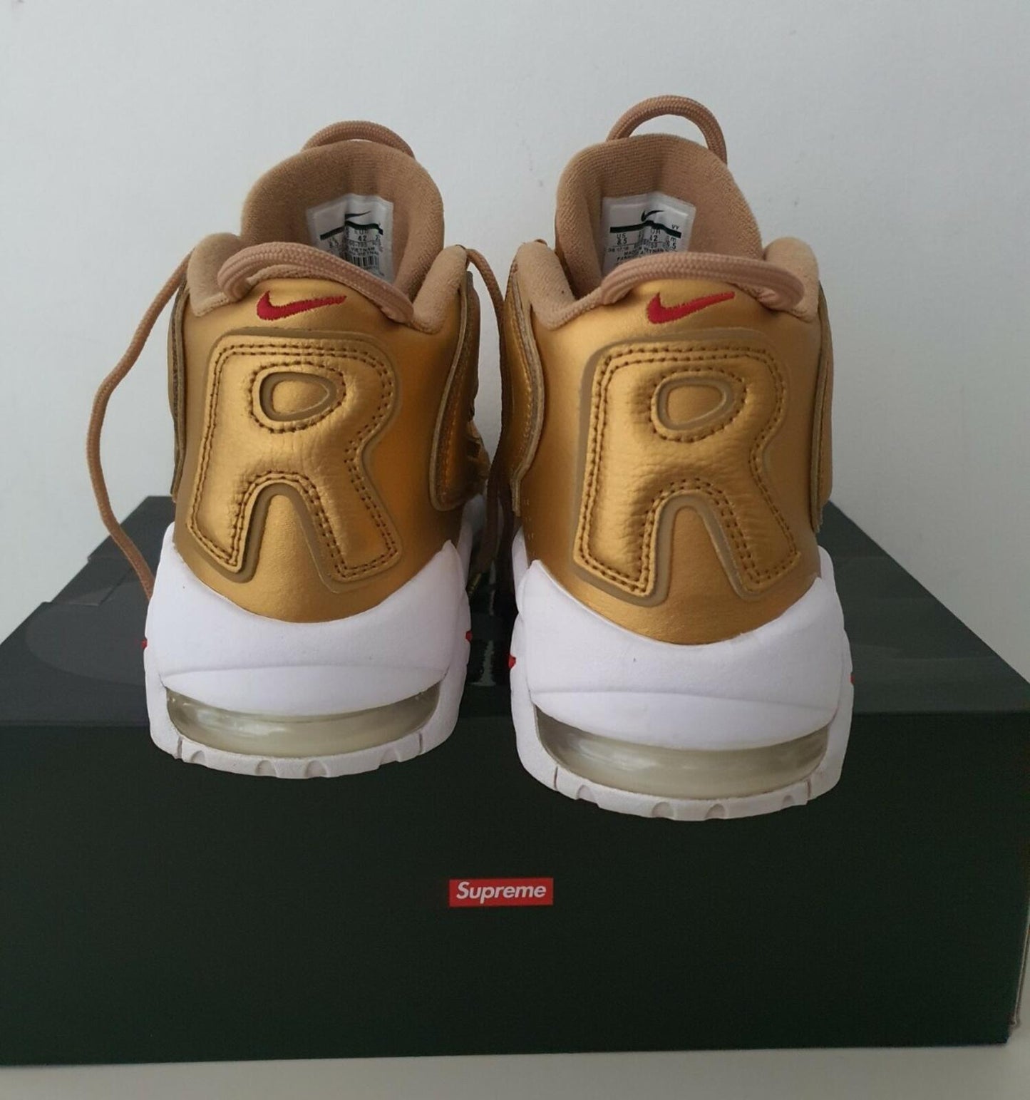 SS17 Supreme x Nike Air More Uptempo Suptempo UK 7.5 US 8.5 EUR 42 lot Trainers