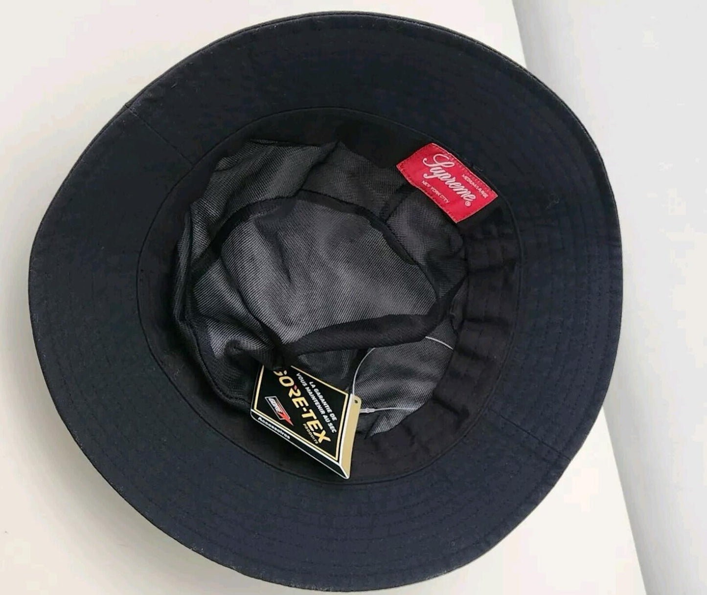SS19 Supreme GORE-TEX crusher Medium Large bucket hat Black Waterproof M /L New