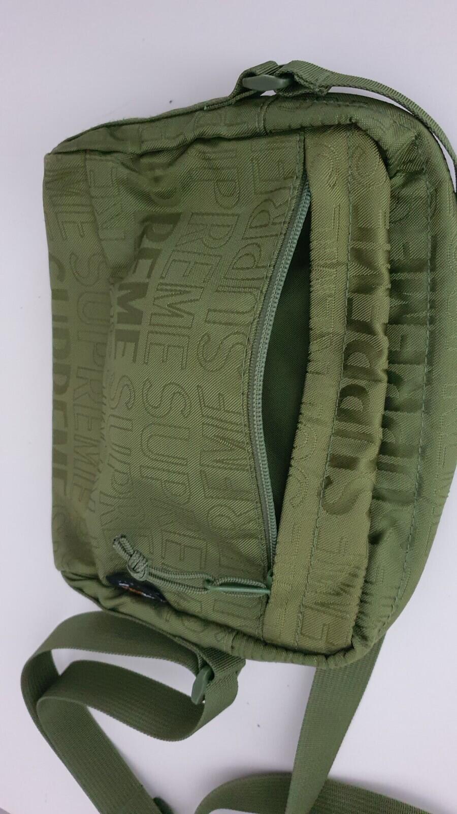 SS19 Supreme olive shoulder bag cordura fabric green