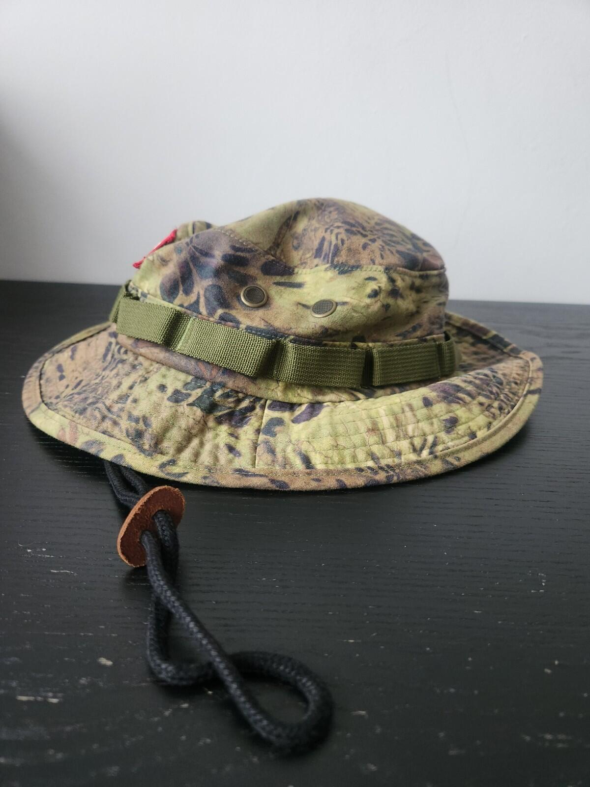 SS22 Supreme Military Boonie Olive Prym1 Camo Größe M/L