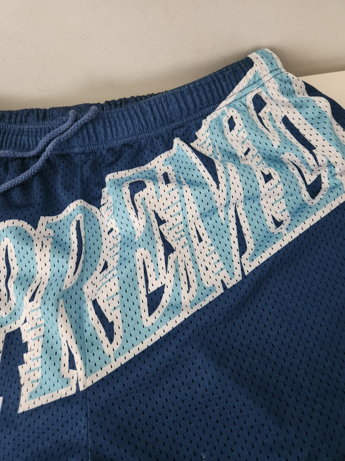 SS23 Supreme Slap Shot Baggy Mesh Short Navy Shorts Size XL Blue