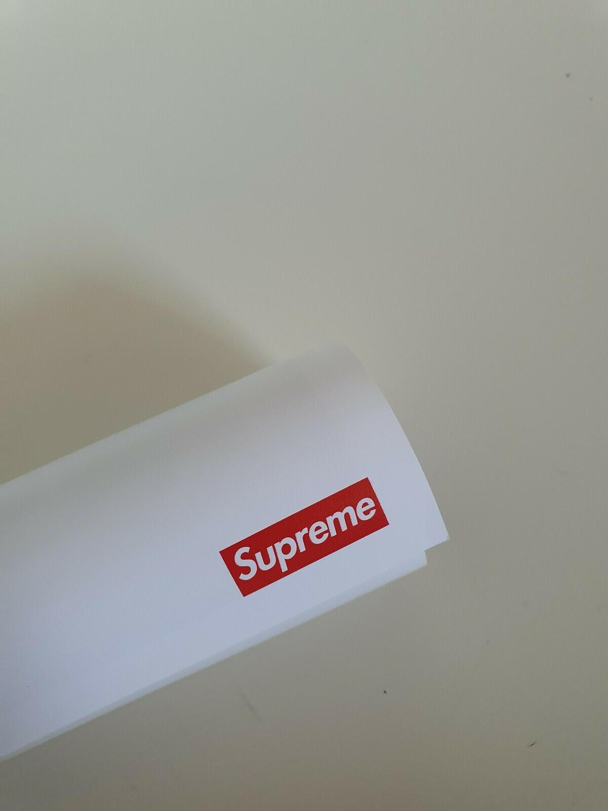 FW19 Supreme Lafayette street f&f bathroom door poster Size 36 x 11.5"