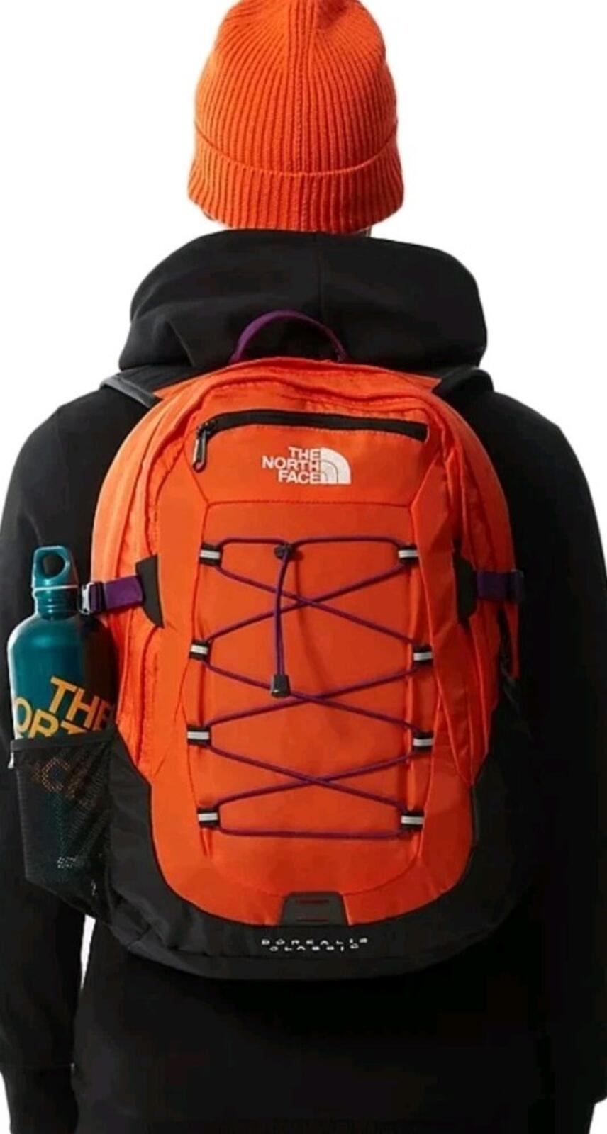 The North Face Borealis Classic Backpack Orange Purple Bag