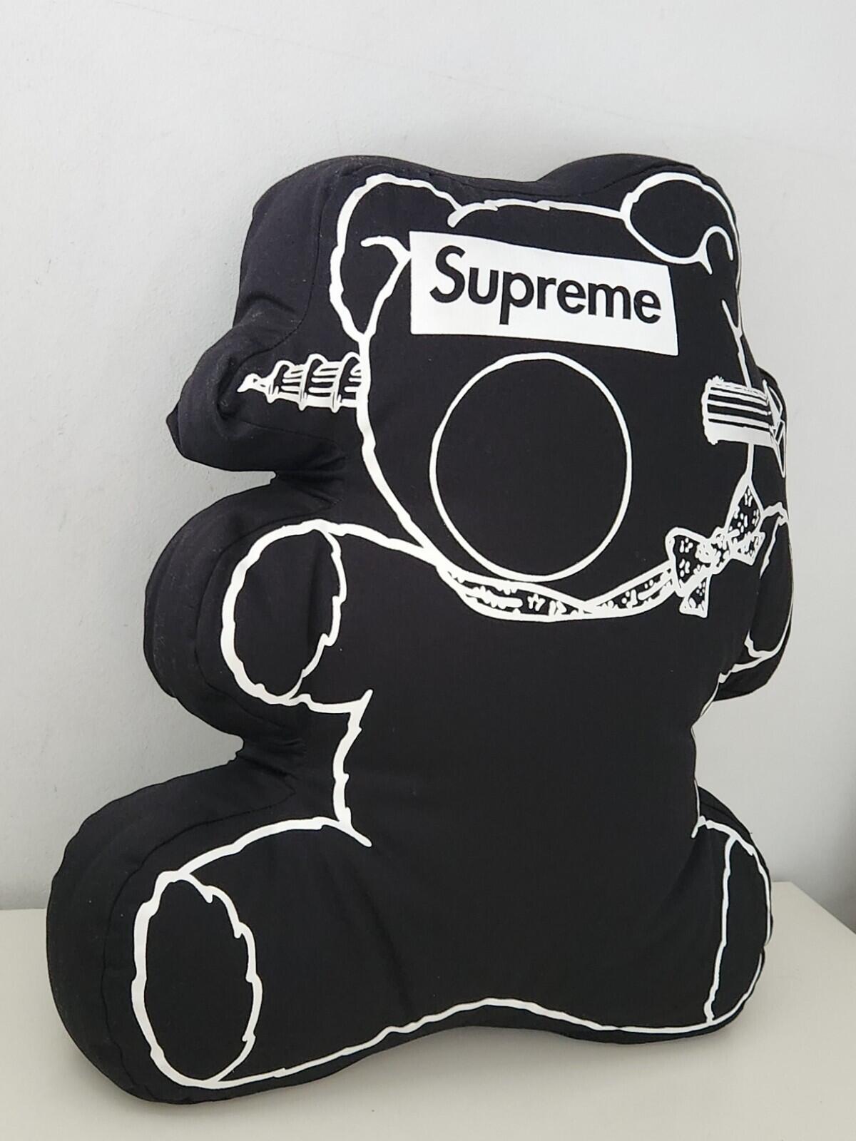 SS15 Supreme x Undercover Bear Pillow Black Made In Japan Home Accessory