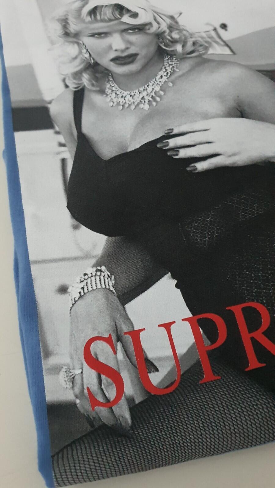 SS21 Supreme Anna Nicole Smith Tee Dusty Light Royal Size M