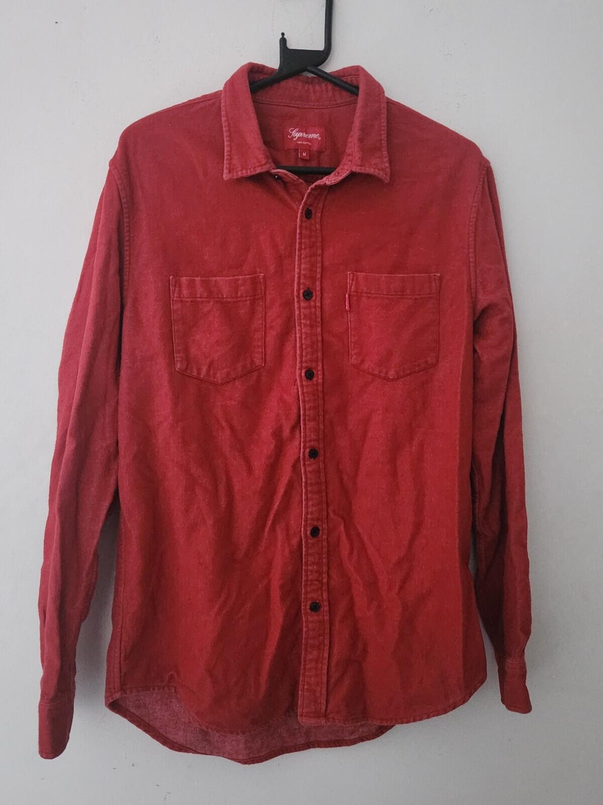Supreme Shirt Size M Medium Button Up