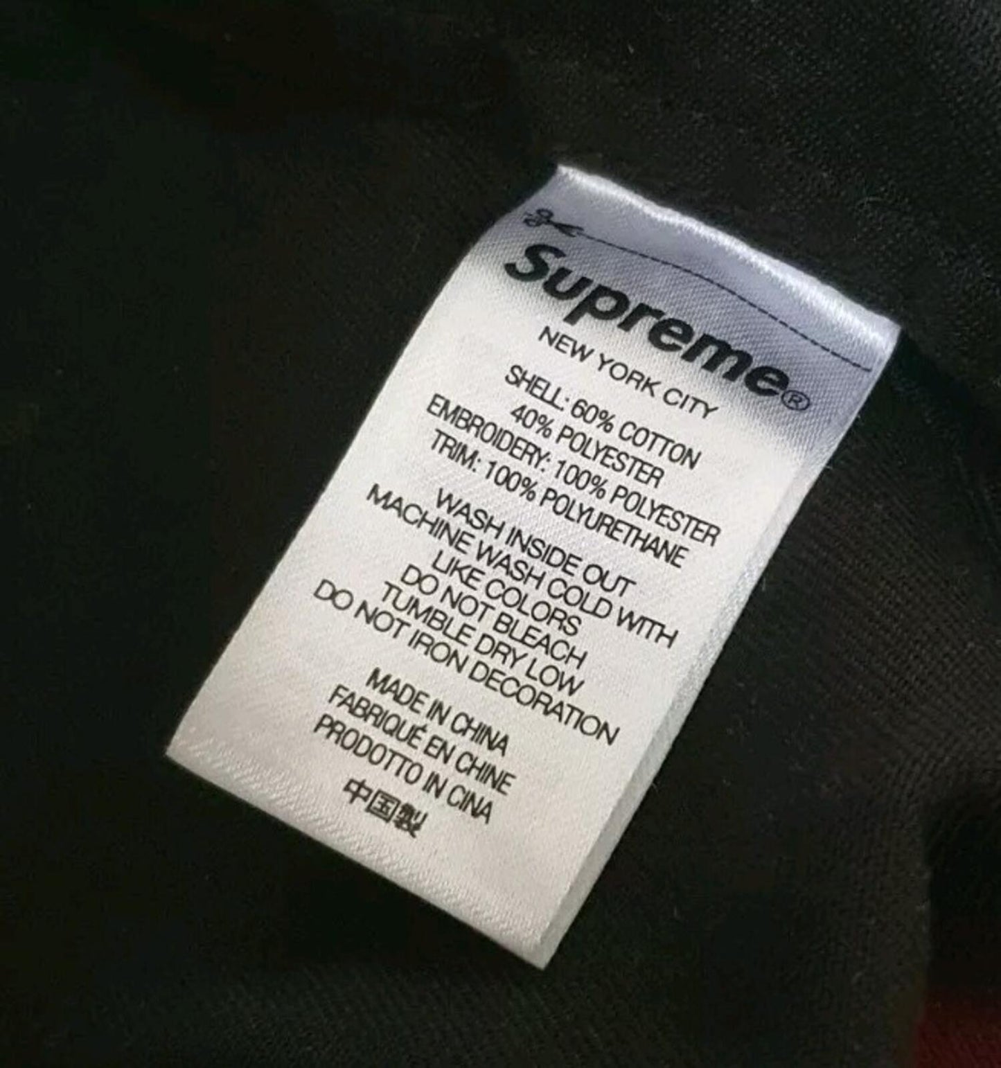 SS23 Supreme Croc Patch S/S Work Shirt Black Size L