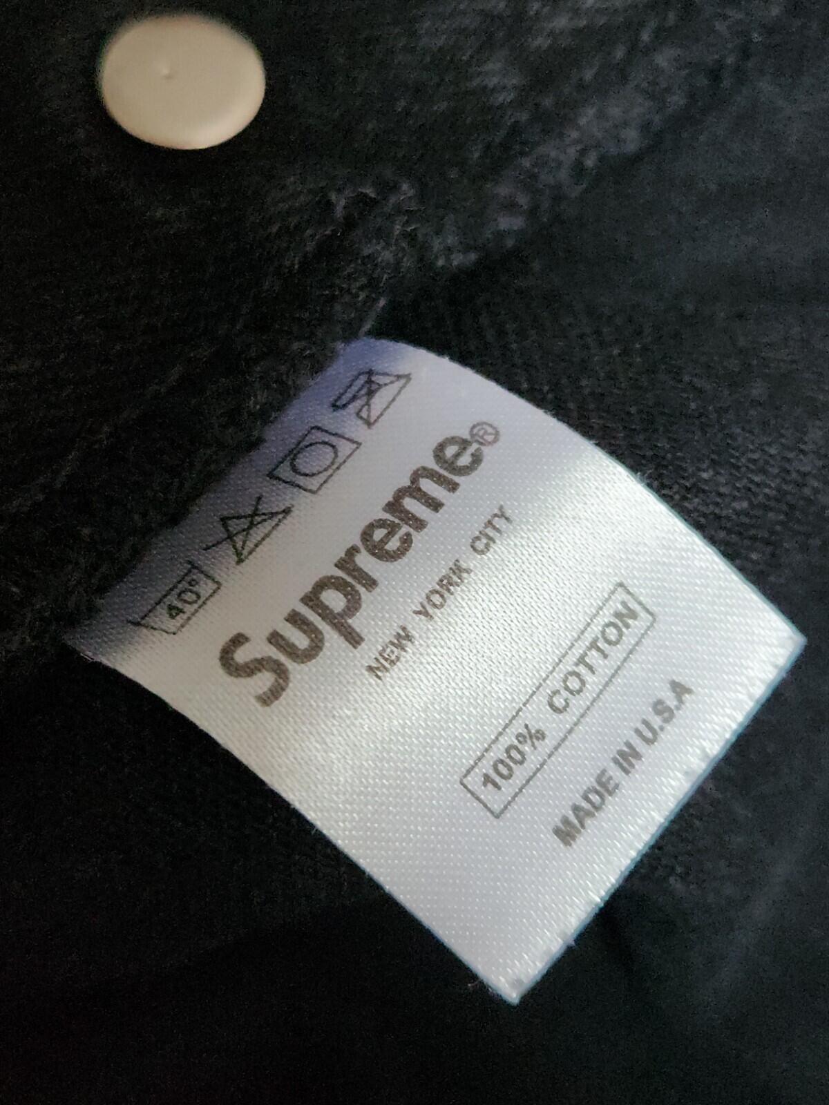 SS07 Supreme Slim Jeans size 36 made in U.S.A Black Trousers 2007 Vintage Rare